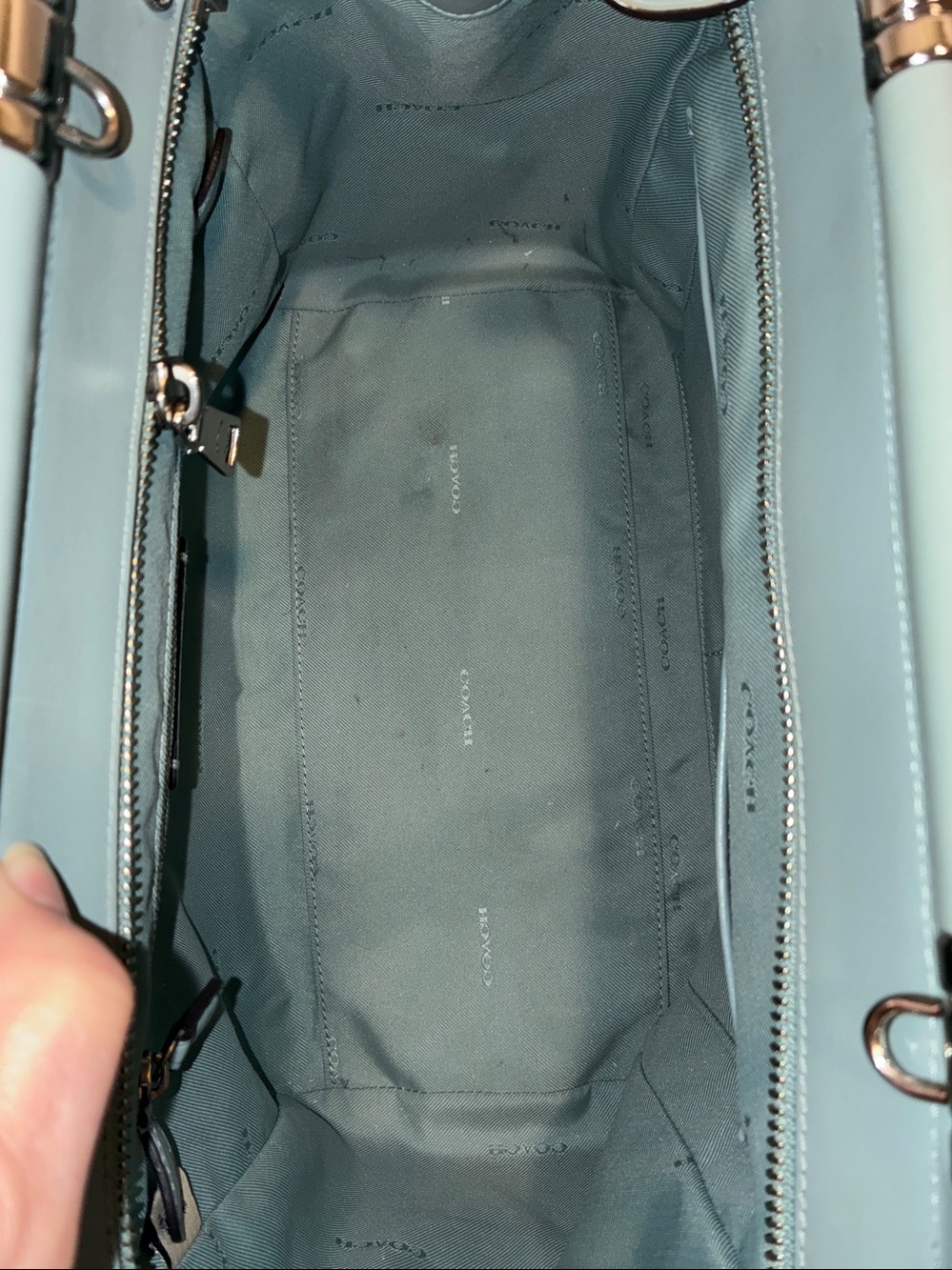 Coach Grace Satchel in Cornflower EUC New Price! - Picture 16 of 16